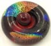 Brown -- Dichroic Glass Buttons