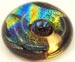 Gold --  Dichroic Glass Buttons