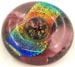 Purple --  Dichroic Glass Buttons