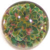 Green Exotic & Forest Glass Paperweight Buttons 