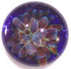 Triple Passion & Cobalt Glass Paperweight Buttons 