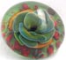 Green Blue-- Glass Paperweight Button